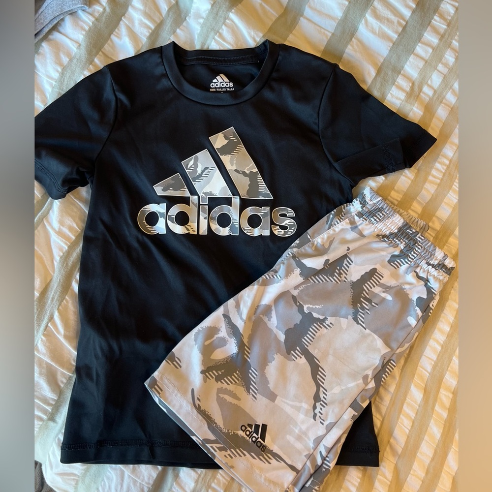 Adidas Boys Shorts Set